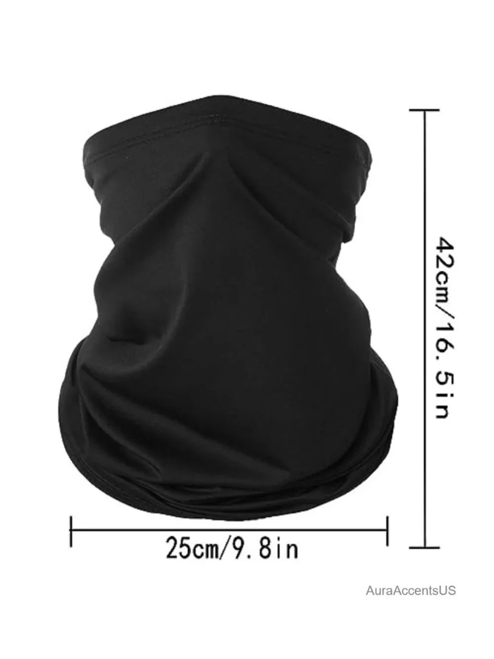 6 Pack Mens Neck Gaiter UV Protection Summer Face Scarf Breathable Ice Silk
